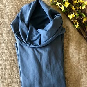 Reebok Cowl Neck Light Blue Sweatshirt